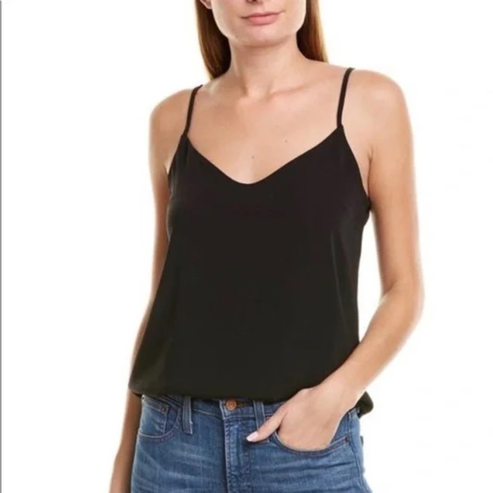 100% Silk JCrew Black Women's Tank